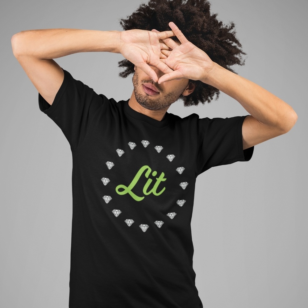 Daku lit diamond kush tshirt